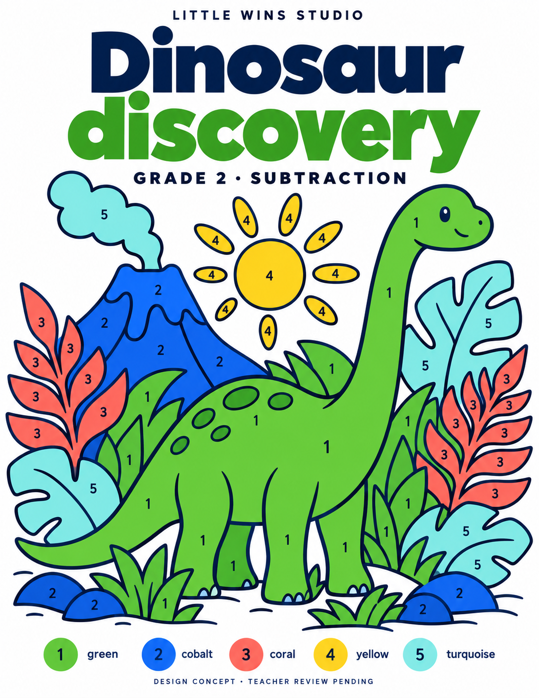 Dinosaur discovery illustration concept
